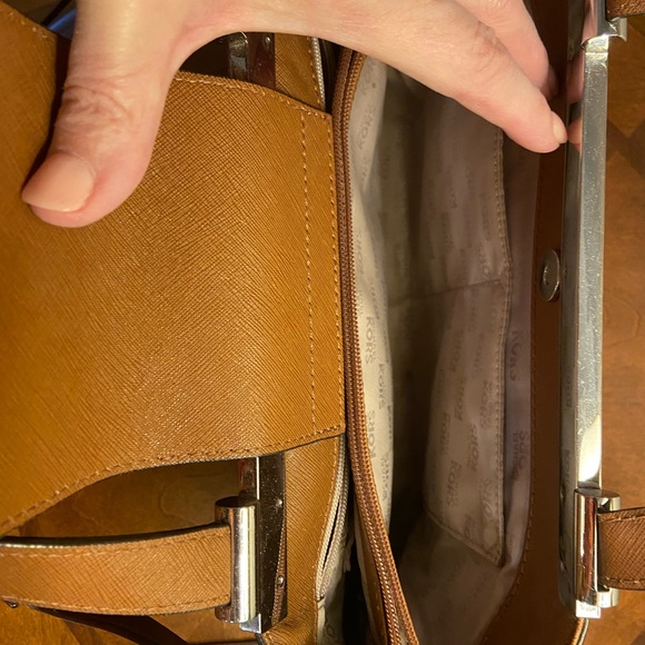 Michael Kors Tilda brown leather bag